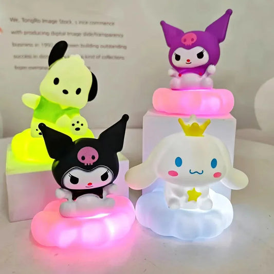 Kawaii Sanrios Night Light - Cartoon Kuromi Cinnamoroll Pochacco