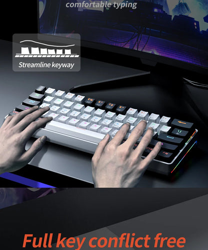 MUCAI MK61 USB Gaming Mechanical Keyboard