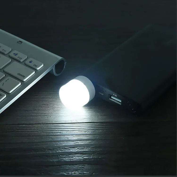 Mini USB Night Light Mini Bulb Warm White Eye Protection